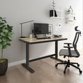 Sealey DH65 Dellonda Single Motor Ultra-Quiet Electric Desk with Control Panel, USB Port & Drawer - Oak Desktop