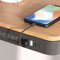 Sealey DH65 Dellonda Single Motor Ultra-Quiet Electric Desk with Control Panel, USB Port & Drawer - Oak Desktop