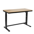 Sealey DH65 Dellonda Single Motor Ultra-Quiet Electric Desk with Control Panel, USB Port & Drawer - Oak Desktop