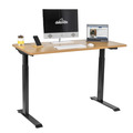 Sealey Dellonda Single Motor Ultra-Quiet Adjustable-Height Electric Sit/Stand Desk - Oak Desktop