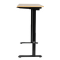Sealey Dellonda Single Motor Ultra-Quiet Adjustable-Height Electric Sit/Stand Desk - Oak Desktop