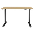 Sealey Dellonda Single Motor Ultra-Quiet Adjustable-Height Electric Sit/Stand Desk - Oak Desktop