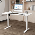 Sealey DH67 Dellonda Single Motor Ultra-Quiet Adjustable-Height Electric Sit/Stand Desk - White Desktop