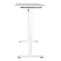 Sealey DH67 Dellonda Single Motor Ultra-Quiet Adjustable-Height Electric Sit/Stand Desk - White Desktop