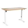 Sealey DH68 Dellonda Single Motor Ultra-Quiet Adjustable-Height Electric Sit/Stand Desk - Oak Desktop