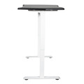 Sealey Dellonda Single Motor Ultra-Quiet Adjustable-Height Electric Sit/Stand Desk - Carbon Fibre Effect Desktop
