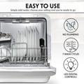 Baridi Tabletop Dishwasher 3 Place Settings 6L Capacity