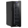 Baridi 12 Bottle Wine Fridge & Cooler - Black