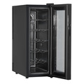 Baridi 12 Bottle Wine Fridge & Cooler - Black
