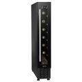 Baridi Extra-Slim 7 Bottle Wine Fridge & Cooler 15cm - Black
