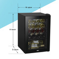 Baridi 20 Bottle Tabletop Wine Fridge & Cooler