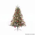Sealey DH80 Dellonda Pre-Lit Hinged Christmas Tree with 190 Warm White LED Lights 5ft(150cm)