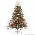 Sealey DH82 Dellonda Pre-Lit Hinged Christmas Tree with 350 Warm White LED Lights 7ft(210cm)