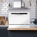 Sealey DH83 Baridi Tabletop Dishwasher 6 Place Settings 6.5L Capacity - White