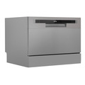 Sealey DH84 Baridi Tabletop Dishwasher 6 Place Settings 6.5L Capacity - Silver