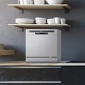 Baridi Tabletop Dishwasher 8 Place Settings 8L Capacity - Silver