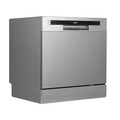 Baridi Tabletop Dishwasher 8 Place Settings 8L Capacity - Silver