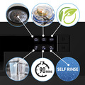 Baridi Tabletop Dishwasher 8 Place Settings 8L Capacity - Black