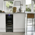 Baridi 18 Bottle Dual Zone Wine Fridge & Cooler