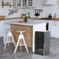 Baridi 18 Bottle Dual Zone Wine Fridge & Cooler