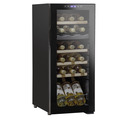 Baridi 18 Bottle Dual Zone Wine Fridge & Cooler