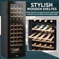 Baridi 44 Bottle Dual Zone Wine Fridge & Cooler