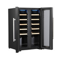 Baridi 24 Bottle Dual Zone Wine Fridge & Cooler