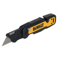 Push and Flip Folding Utility Knife with Storage