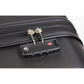 Sealey DL11 Dellonda Lightweight ABS Luggage Set with TSA Lock - Black