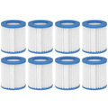 Sealey DL122 Dellonda Swimming Pool Filter Cartridge - Pack of 8
