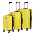 Sealey DL124 Dellonda Lightweight ABS Luggage Set with TSA Lock - Yellow