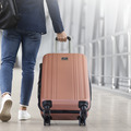 Sealey DL125 Dellonda Lightweight ABS Luggage Set with TSA Lock - Rose Gold