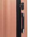 Sealey DL125 Dellonda Lightweight ABS Luggage Set with TSA Lock - Rose Gold