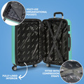 Sealey DL126 Dellonda Lightweight ABS Luggage Set with TSA Lock - Teal
