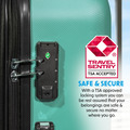 Sealey DL126 Dellonda Lightweight ABS Luggage Set with TSA Lock - Teal