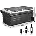 Dellonda Portable Fridge Freezer/Cool Box with LED Display 95L