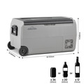 Sealey DL13 Dellonda Portable Fridge Freezer/Cool Box with LED Display 36L