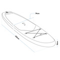 Dellonda Inflatable Stand-Up Paddle Board 10'2