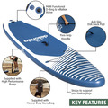 Dellonda Inflatable Stand-Up Paddle Board 10'2