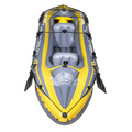 Sealey DL155 Dellonda Inflatable 2-Person Kayak/Canoe Set with Pump, Carry Bag & 2 Oars - Blue/Yellow/White