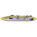Sealey DL155 Dellonda Inflatable 2-Person Kayak/Canoe Set with Pump, Carry Bag & 2 Oars - Blue/Yellow/White