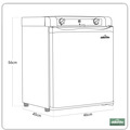 Sealey DL158 Dellonda 3-Way Fridge 40L