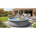 Sealey DL18 Dellonda Paddling/Swimming Pool & Pump 15ft - Gray Rattan Effect