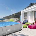 Sealey Dellonda Deluxe Steel Frame Swimming Pool with Filter Pump 18ft