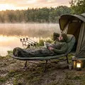 Sealey DL77 Dellonda Adjustable Bedchair with Fleece Mattress & Pillow