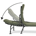 Sealey DL77 Dellonda Adjustable Bedchair with Fleece Mattress & Pillow