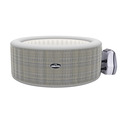 Dellonda 2-4 Person Inflatable Hot Tub/Spa with Smart Pump - Rattan Effect