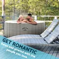 Sealey DL91 Dellonda 4-6 Person Inflatable Hot Tub/Spa with Smart Pump - Rattan Effect