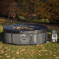 Sealey DL91 Dellonda 4-6 Person Inflatable Hot Tub/Spa with Smart Pump - Rattan Effect