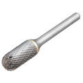 Dormer DOR8051606 Solid Carbide Bright Rotary Burr Ball Nosed Cylinder 16 x 6mm